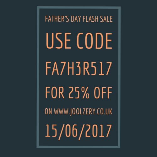 2017 Father's Day Flash Sale Voucher Code